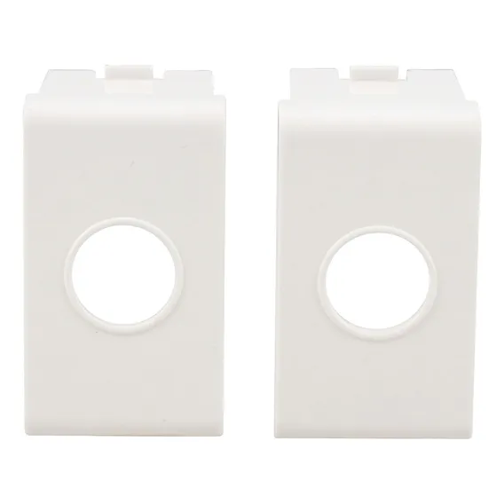 Módulo Saída De Fio Com 2 Unidades Branco Decor Schneider Foto 1