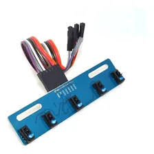 M贸dulo Sensor Ir 5 Canais Para Rob么 Seguidor De Linha Foto mini 2
