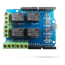 Modulo Shield Relé 5v 4 Canais Arduino Uno Mega Foto mini  3