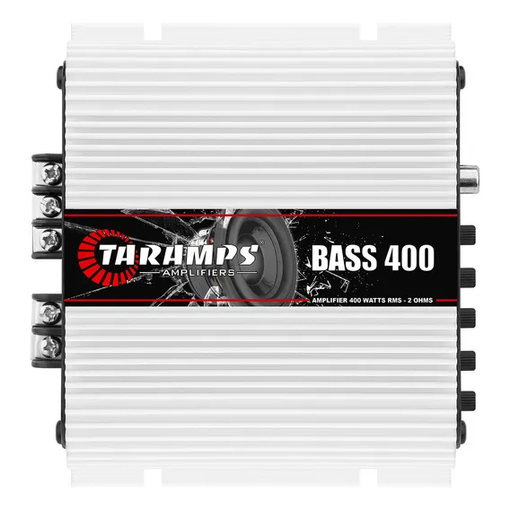 Modulo Taramps 400w Bass 400 2 Ohms Amplificador Para Subwoofer 400 Rms 1 Canal Bass400 Som Automotivo Foto 1