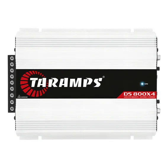 M贸dulo Taramps Ds800 X4 Digital Ds 800w Rms 4 Canais Compact Som 800w Ds800x4 2 Ohms Entrada Rca e Fio 4 Canais Potencia 800 Watts Estereo Automotivo Foto 1