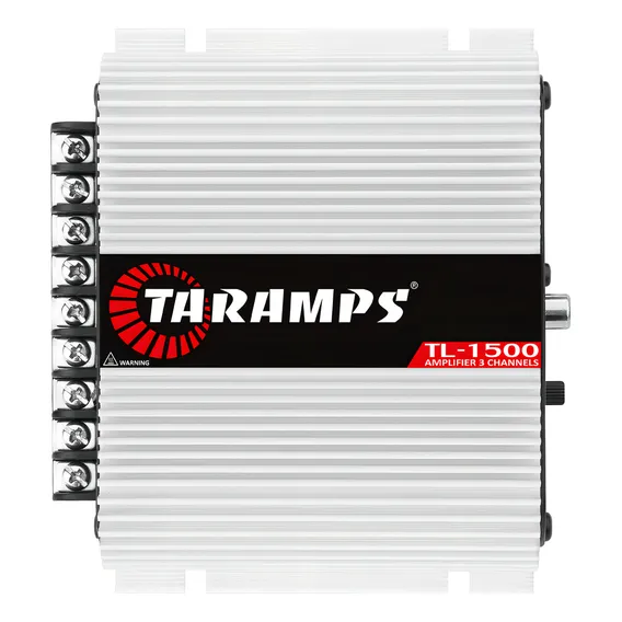 Modulo Taramps TL 1500 3 Canais Amplificador Caixa Trio Som Automotivo 390 w Rms Foto 1