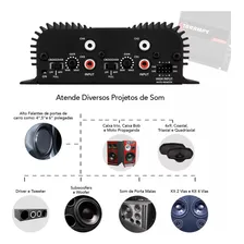 Modulo Taramps Ts 400x4 Preto Black 4 Canais 400 Watts Foto mini 4