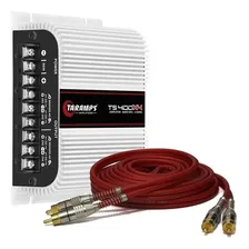 Modulo Taramps Ts400x4 400w rms Som Automotivo Modulo T400 +1 Rca Blindado 5 Metros Foto mini 1