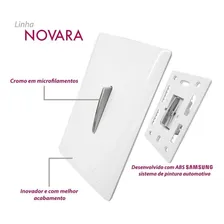 Módulo Tomada 20a Cromado Novara Dicompel Foto mini 4