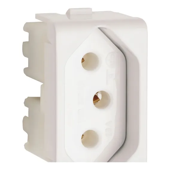 M贸dulo Tomada 2p+t 10a 250v Branco Schneider Prime Foto 1