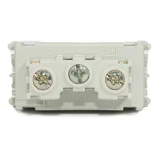 Módulo Tomada 2p+t 250v 10a Refinatto Branco - Weg Foto mini  3