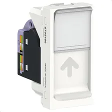 M贸dulo Tomada Cabo Rede Rj45 8 Fios Cat6e Toolless Schneider Foto mini 1
