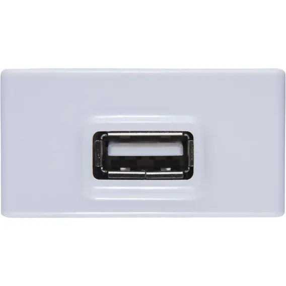 Módulo Tomada Carregador Usb 1,5a Branco Tramontina Liz Foto 1