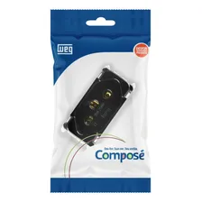 Módulo Tomada Composé 20a 250v 2pt Preto Weg Foto mini 3