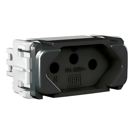 Módulo Tomada Composé 20a 250v 2pt Preto Weg Foto 1