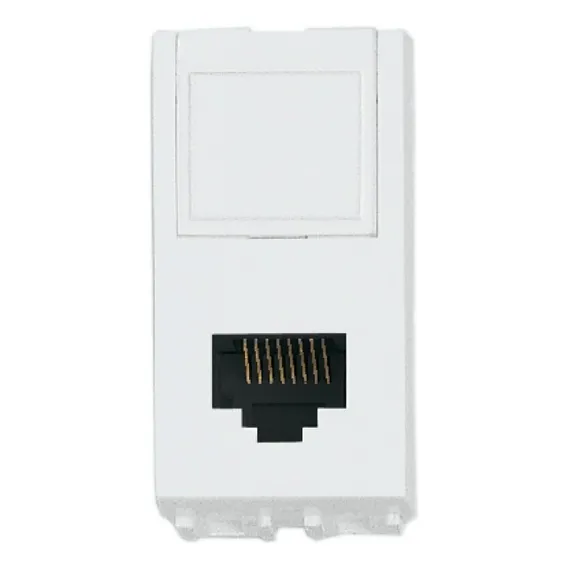 Módulo Tomada Rj45 Cat6 Bticino Cor Branco Foto 1