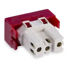 Módulo Tomada Simples Vermelho 20a Force Line Foto mini  2