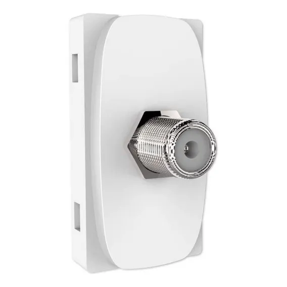 Modulo Tomada Tv Coaxial - 85318 Alumbra Gracia Cor Branco Foto 1
