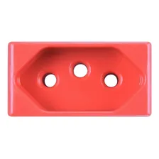 Modulo Tomada Universal 20a Vermelha Tramontina 57115033 Cor Vermelho Foto  mini 1