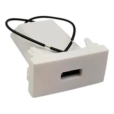 M贸dulo Tomada Usb Parede Pial Plus 1 Porta Usb Cor Branco Foto mini 1