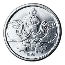 Moeda Antiga Do Brasil - 1 Centavo Boiadeiro De 1989 Foto mini 1
