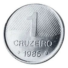 Moeda Antiga Do Brasil - 1 Cruzeiro Fc De 1985 - Serie Fao Foto mini 1