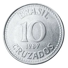 Moeda Antiga Do Brasil - 10 Cruzados De 1987 Foto mini 1