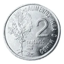 Moeda Antiga Do Brasil - 2 Centavos Fao De 1976 Foto mini 1