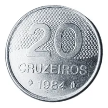 Moeda Antiga Do Brasil - 20 Cruzeiros De 1984 Foto mini 1