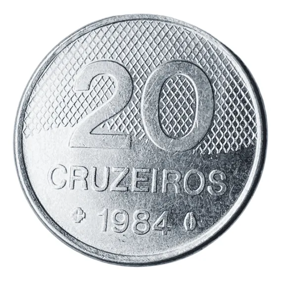 Moeda Antiga Do Brasil - 20 Cruzeiros De 1984 Foto 1
