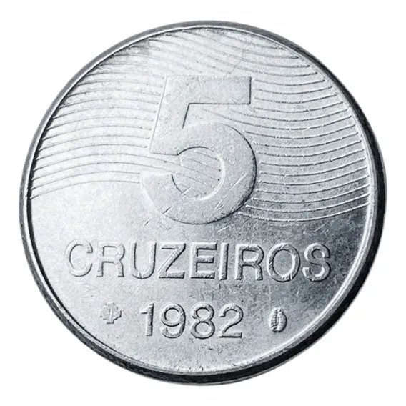 Moeda Antiga Do Brasil - 5 Cruzeiros De 1982 Foto 1
