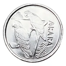 Moeda Antiga Do Brasil - 5 Cruzeiros Reais De 1993 - Arara Foto mini 2