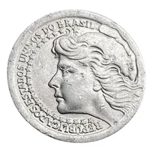 Moeda Antiga Do Brasil - 50 Centavos Alumínio De 1965 Foto mini 3