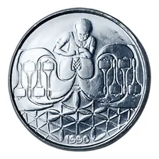 Moeda Antiga Do Brasil - 50 Centavos De 1990 - Rendeira Foto mini 1