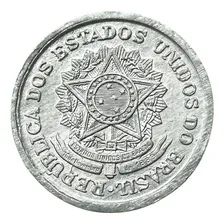 Moeda Antiga Do Brasil - 50 Centavos Fc Alumínio De 1960 Foto  mini 1