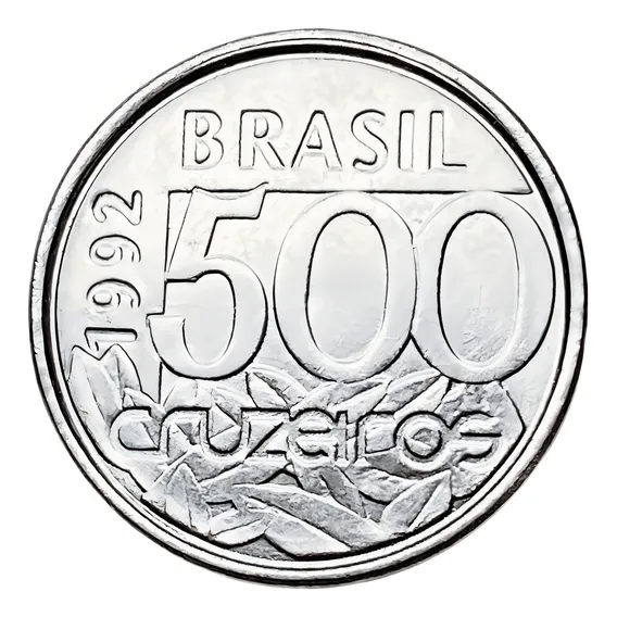 Moeda Antiga Do Brasil - 500 Cruzeiros De 1992 - Tartaruga Foto 1
