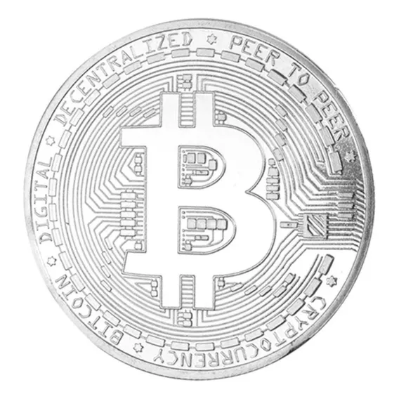 Moeda Bitcoin Física Para Colecionador Criptomoedas Presente Foto 1