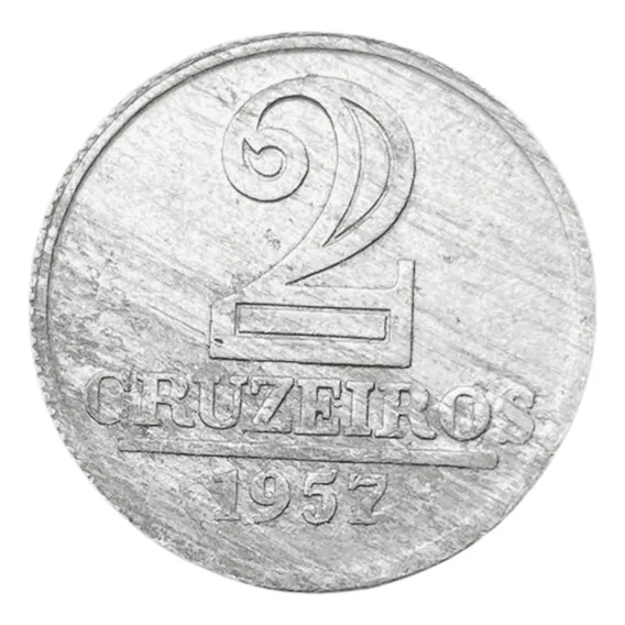 Moeda De 2 Cruzeiros De 1957 Foto 1