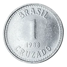 Moeda Do Brasil / 1 Cruzado - (1988) Foto mini 1