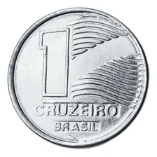 Moeda Do Brasil - 1 Cruzeiro De 1990: Bandeira Foto mini 1