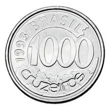 Moeda Do Brasil - 1000 Cruzeiros De 1993: Acará Foto mini 1