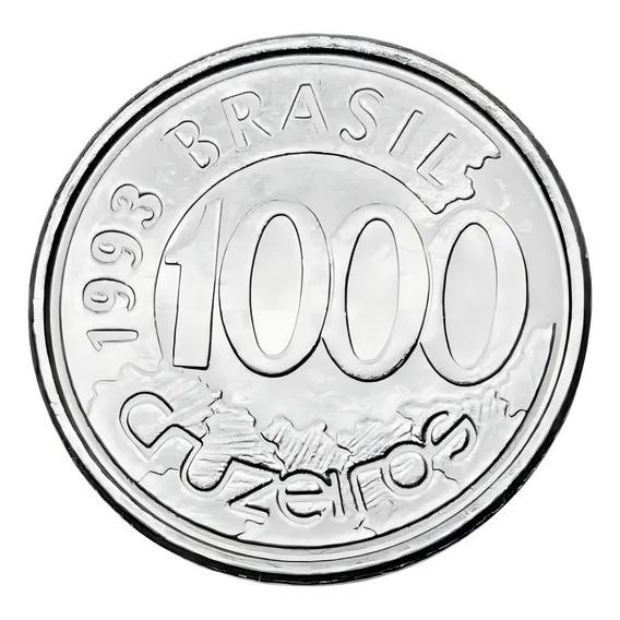 Moeda Do Brasil - 1000 Cruzeiros De 1993: Acará Foto 1