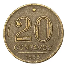 Moeda Do Brasil - 20 Centavos De 1955 - Rui Barbosa Foto mini 1