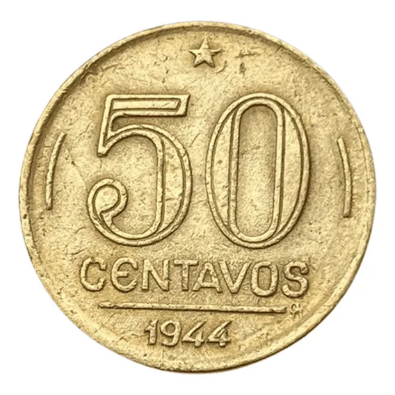 Moeda Do Brasil - 50 Centavos - (1942 - 1947) Foto 1