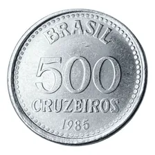 Moeda Do Brasil - 500 Cruzeiros - (1985) Foto mini 1
