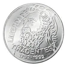 Moeda Do Brasil - 5000 Cruzeiros De 1992 - Tiradentes Foto mini 1