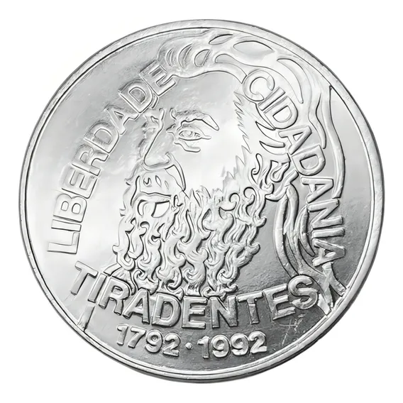 Moeda Do Brasil - 5000 Cruzeiros De 1992 - Tiradentes Foto 1