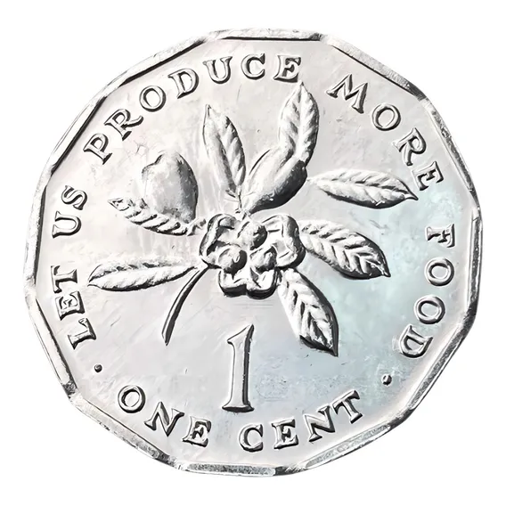 Moeda Fao De Jamaica : 1 Centavo Fao De 1990 Foto 1