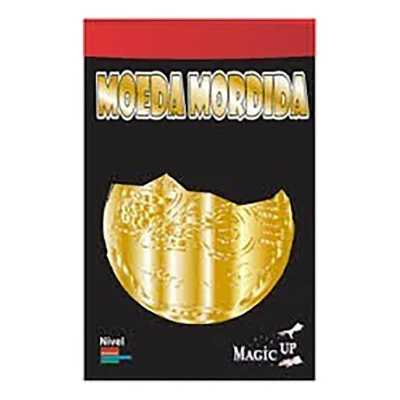 Moeda Mordida 25 Centavos Dourada Coleção Fastmagic Foto 1