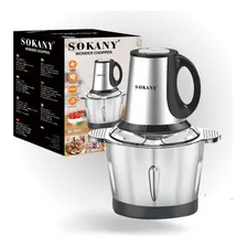 Moedor Elétrico Potente Carne Picador Legumes Temperos Inox Foto mini 1