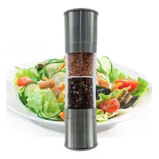 Moedor Inox Para Sal Grosso, Pimenta, Temperos 2 In 1 Pratic Foto  mini 1