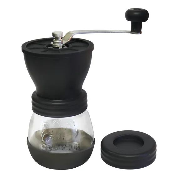 Moedor Triturador De Café Manual Vidro Cozinha Profissional Foto 1