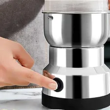 Moedor Triturador Eletrico Café Grãos Temperos Pratico Inox Foto mini  2
