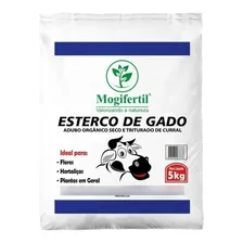 Mogifertil Esterco Bovino Boi Gado Adubo Orgânico 5 Kg Foto mini 2